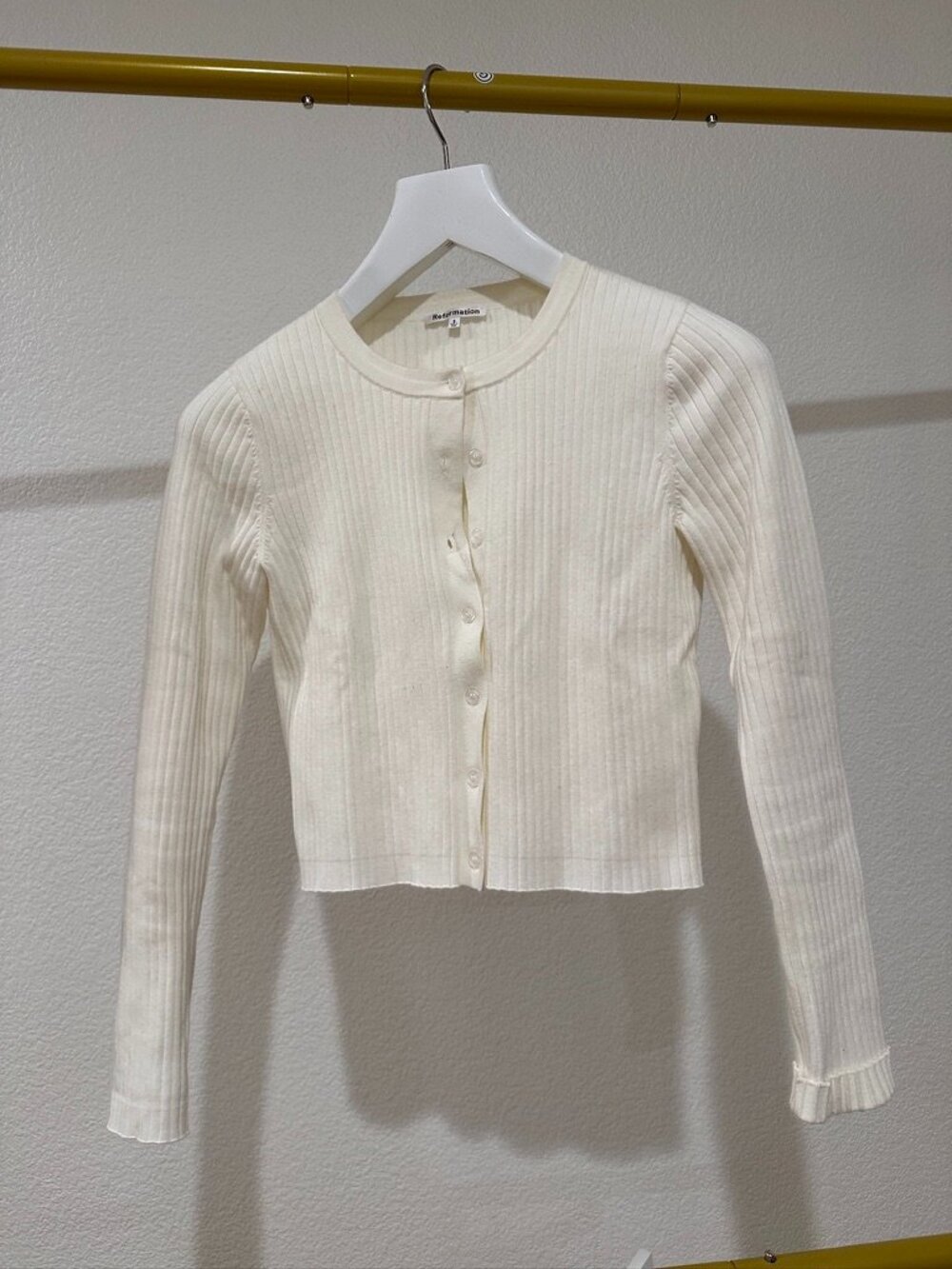 Reformation Cotton Cardigan